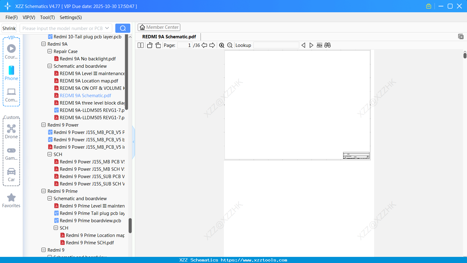 Xiaomi REDMI 9A Schematic